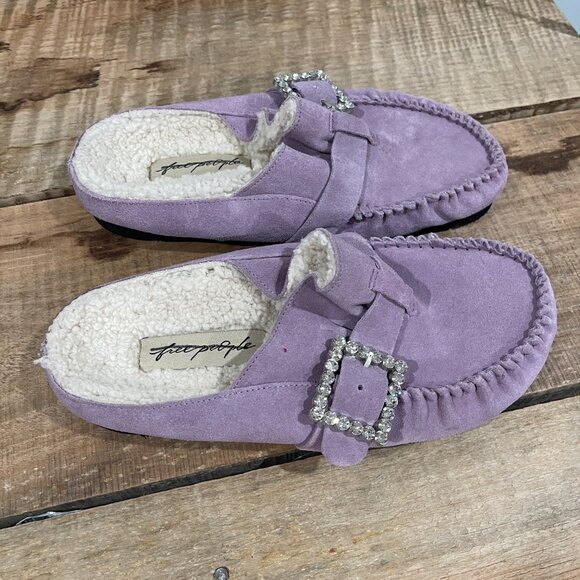 Free People After Riding Mules Lavender Purple NWOT (small flaw) Women’s Size 8 - Picture 7 of 11